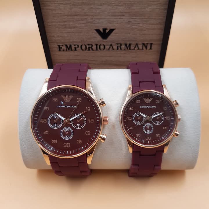 Premium Couple Watch Set – Elegant Matching Wristwatches for Him & Her