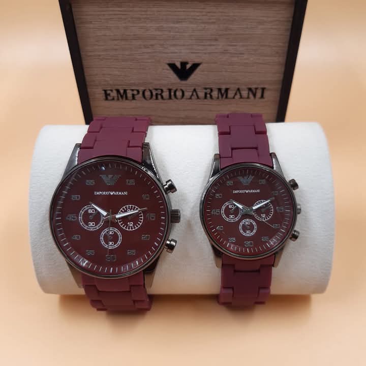 Premium Couple Watch Set – Elegant Matching Wristwatches for Him & Her