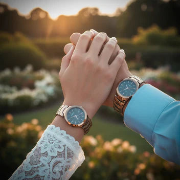 Premium Matching Couple Watches Set – Elegant Wristwatches for Him & Her